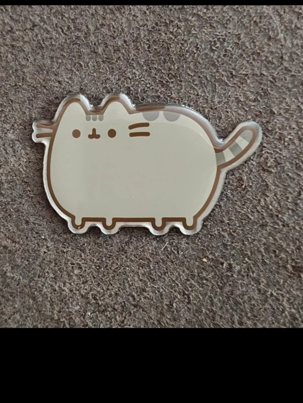Cute Pusheen Silver Tone Enamel Pin